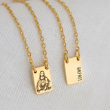 Escapulário Mini Personalizado Ouro 18K