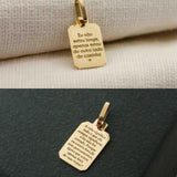 Pingente Personalizado Desquinado Ouro 18K