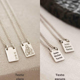 Escapulário Mini Personalizado Prata 950