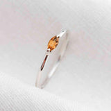 Anel Navete Memórias Daigo Personalizado Prata 950