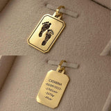 Pingente Personalizado Desquinado Ouro 18K