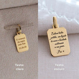 Pingente Personalizado Desquinado Ouro 18K