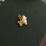 Pingente Cachorro Personalizado Ouro 18K