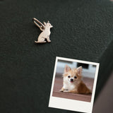 Pingente Cachorro Personalizado Prata 950