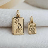 Pingente Personalizado Desquinado Ouro 18K