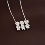 Pingente Filhos Personalizado Prata 950