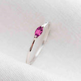 Anel Navete Memórias Daigo Personalizado Prata 950