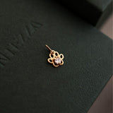Pingente Patinha Cravejada Ouro 18K