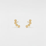 Brinco Earcuff Bolinhas Ouro 18K
