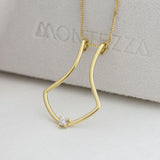 Pingente Porta Anel Ouro 18K