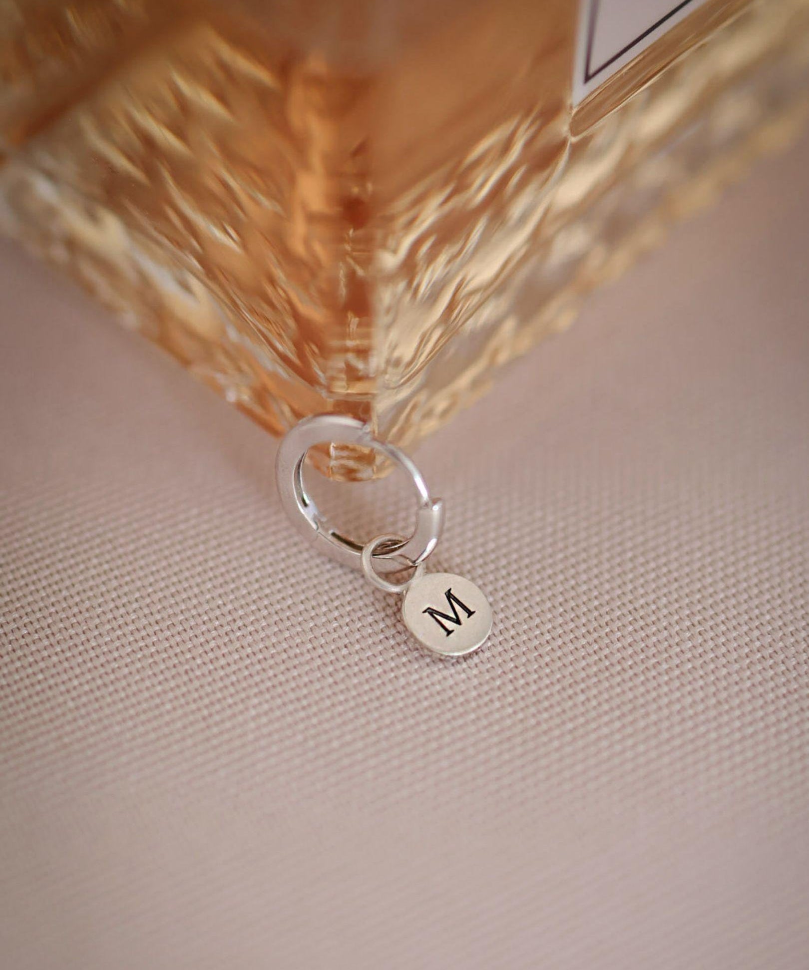 Pingente para Argola Medalha Personalizada Prata 950 - Unitário
