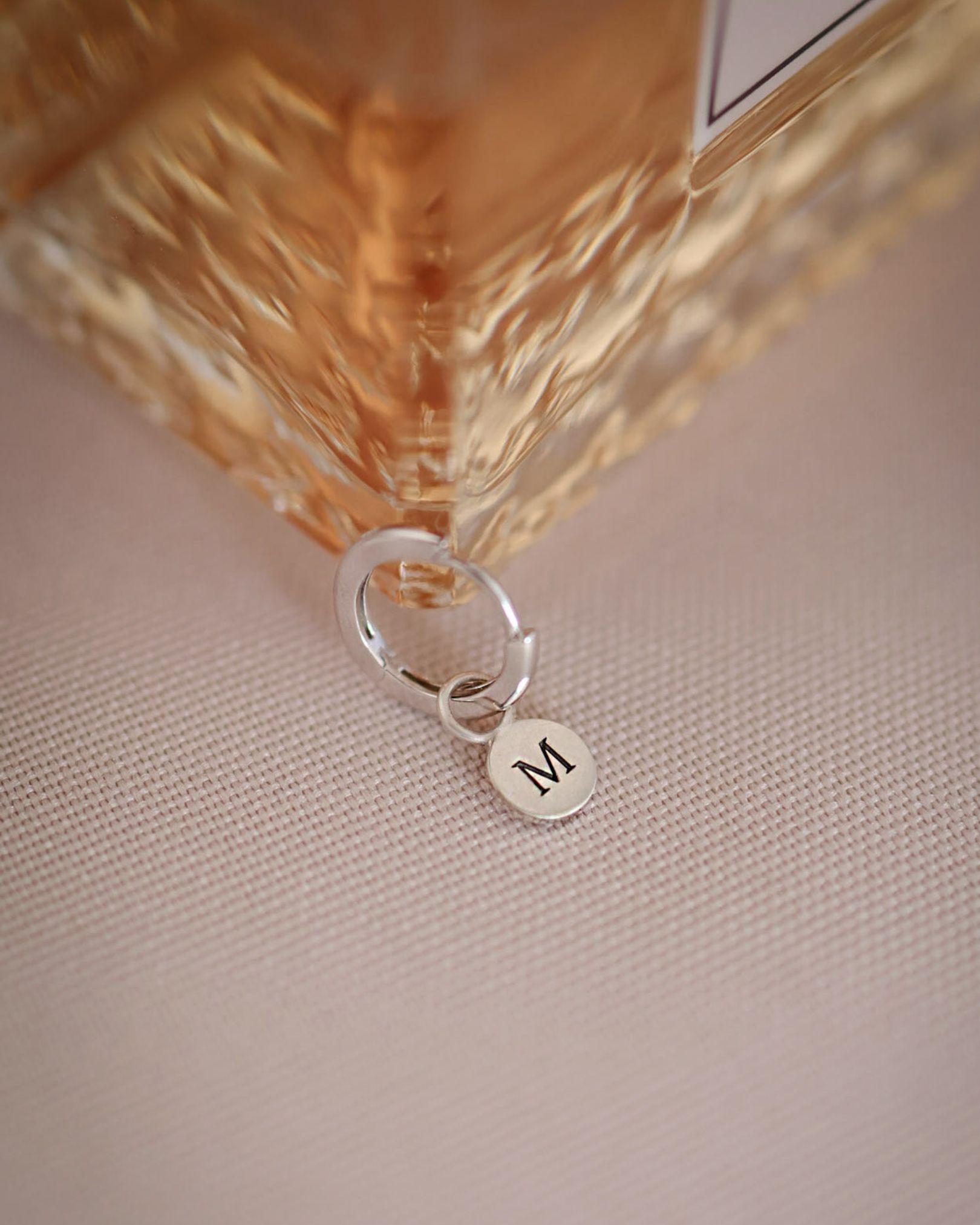 Pingente para Argola Medalha Personalizada Prata 950 - Unitário