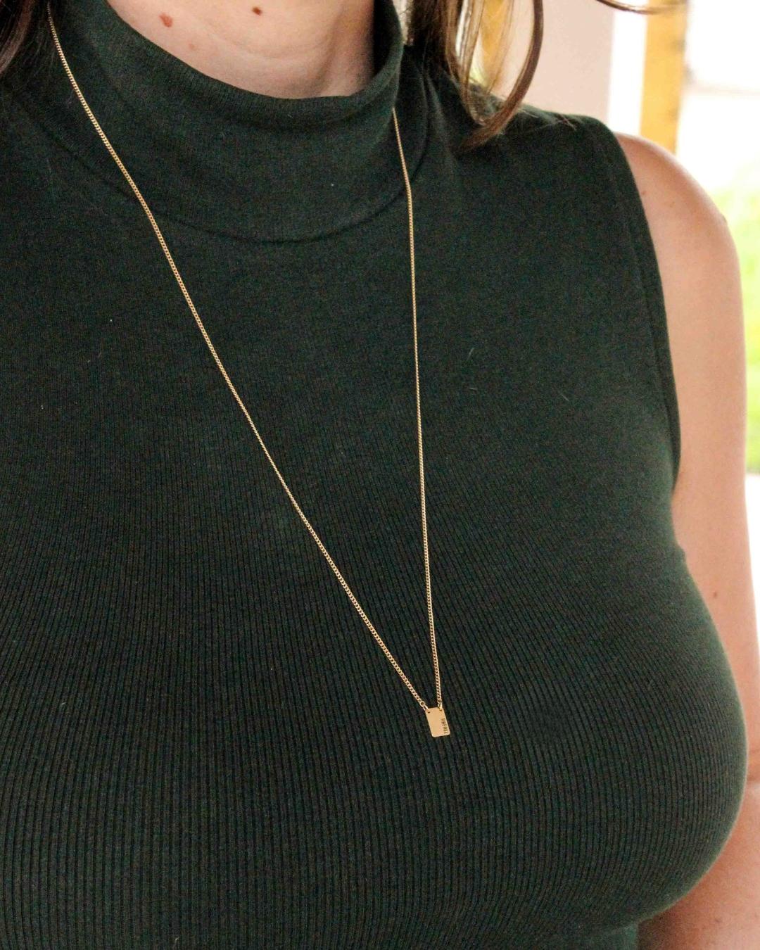 Escapulário Mini Personalizado Ouro 18K