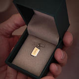 Pingente Facetado Personalizado Ouro 18K e Prata 950