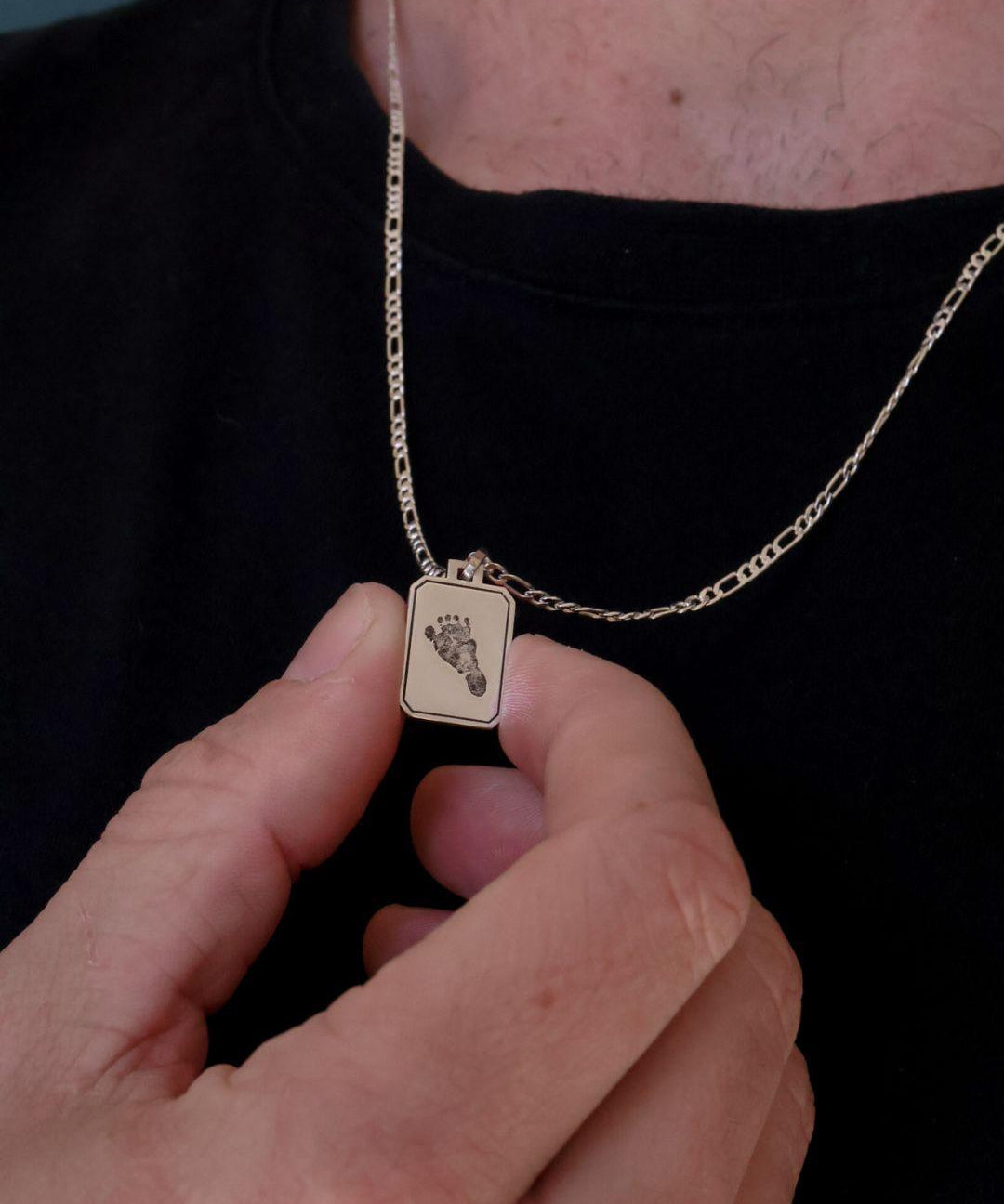 Pingente Personalizado Desquinado Prata 950