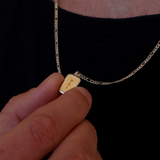 Pingente Facetado Personalizado Ouro 18K e Prata 950