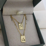 Escapulário Foto Desquinado Personalizado Ouro 18K
