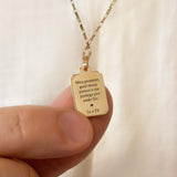 Pingente Personalizado Desquinado Ouro 18K