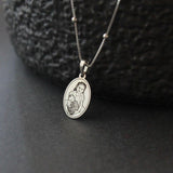 Pingente Personalizado Oval Prata 950