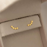Brinco Earcuff Bolinhas Ouro 18K