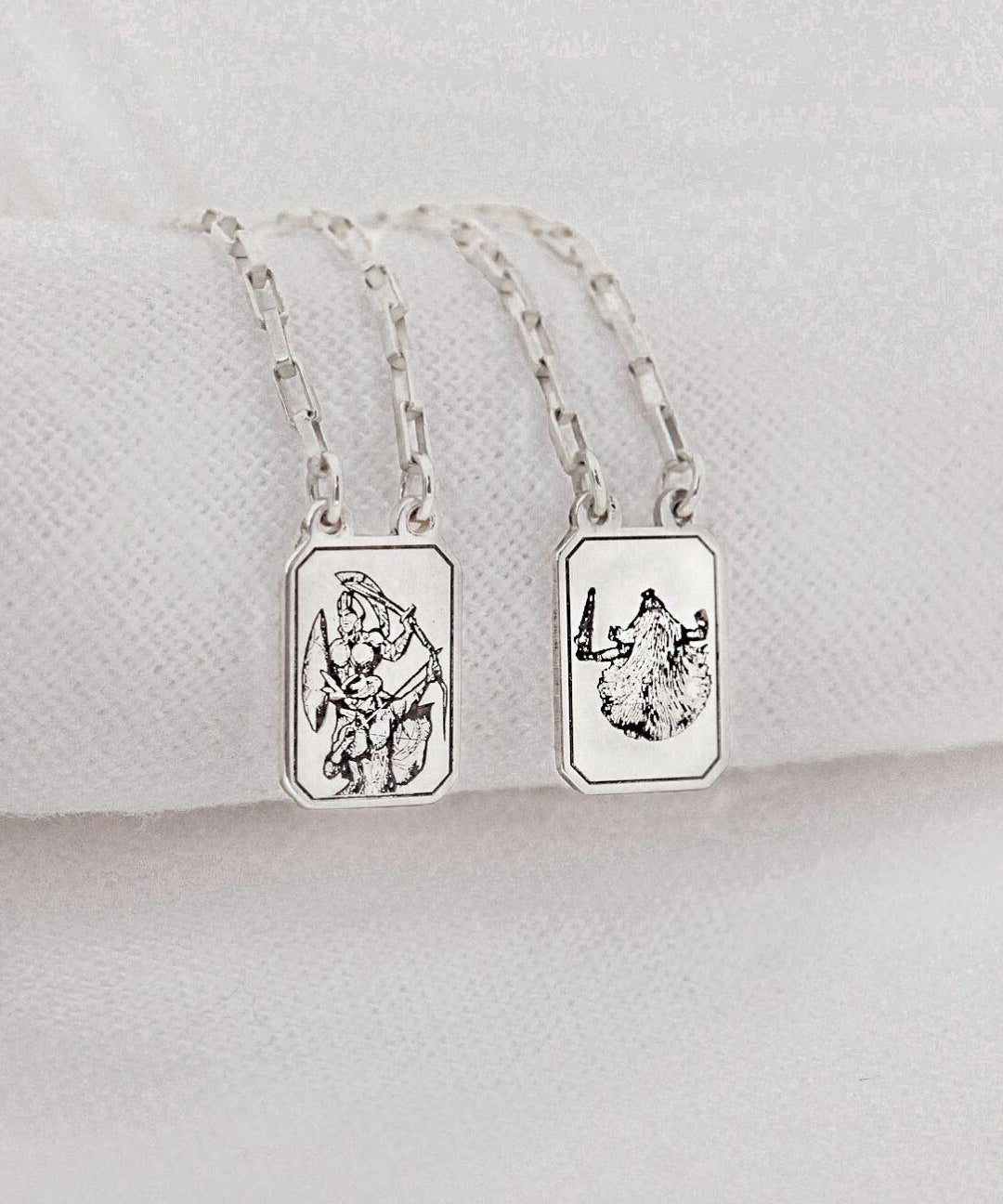 Escapulário Foto Desquinado Personalizado Prata 950