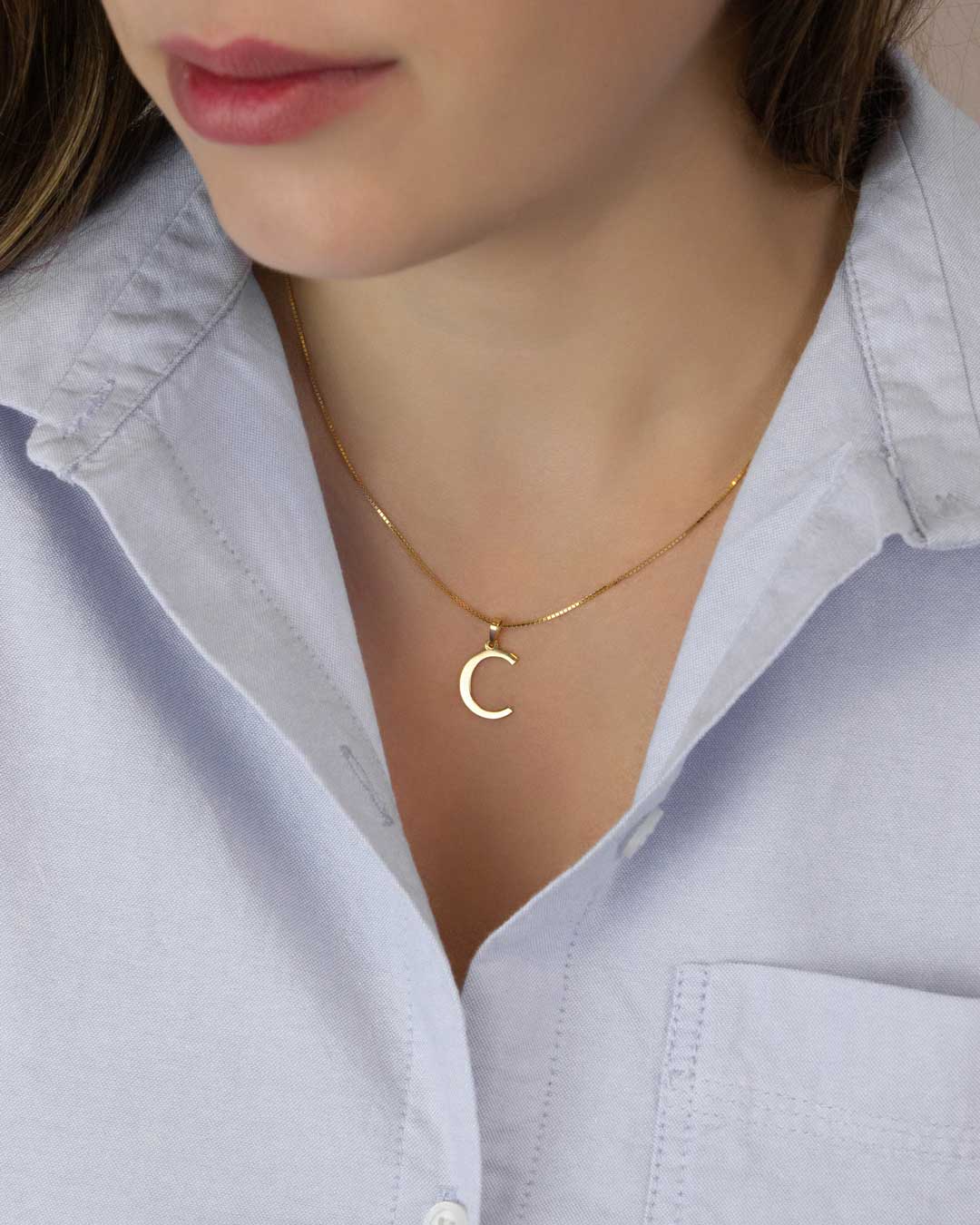 Corrente Veneziana 45 cm Ouro 18K - Montezza Joias