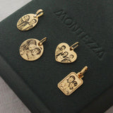 Pingente Personalizado Coração Ouro 18K
