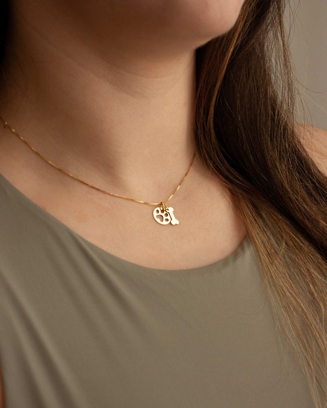 Pingente Patinha Personalizada Ouro 18K