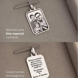 Pingente Personalizado Desquinado Prata 950