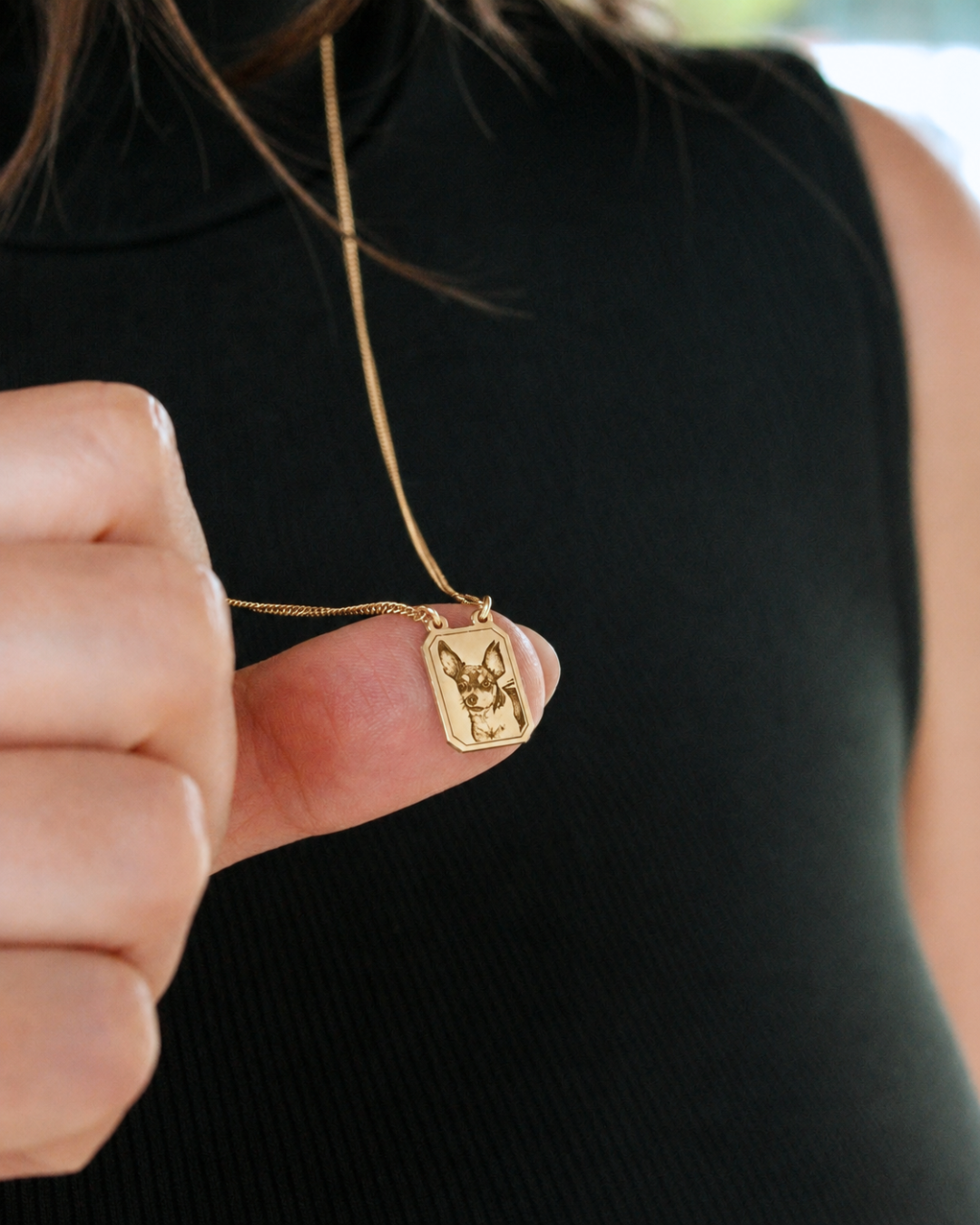 Escapulário Desquinado Personalizado Ouro 18K