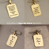 Pingente Foto Personalizado Desquinado Ouro 18K