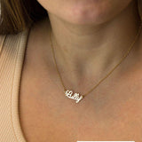 Colar Nome Personalizado Ouro 18K