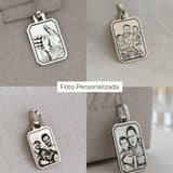Pingente Personalizado Desquinado Prata 950