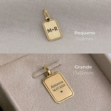 Pingente Personalizado Desquinado Ouro 18K