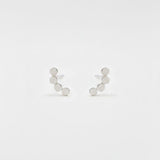 Brinco Earcuff Bolinhas Prata 950