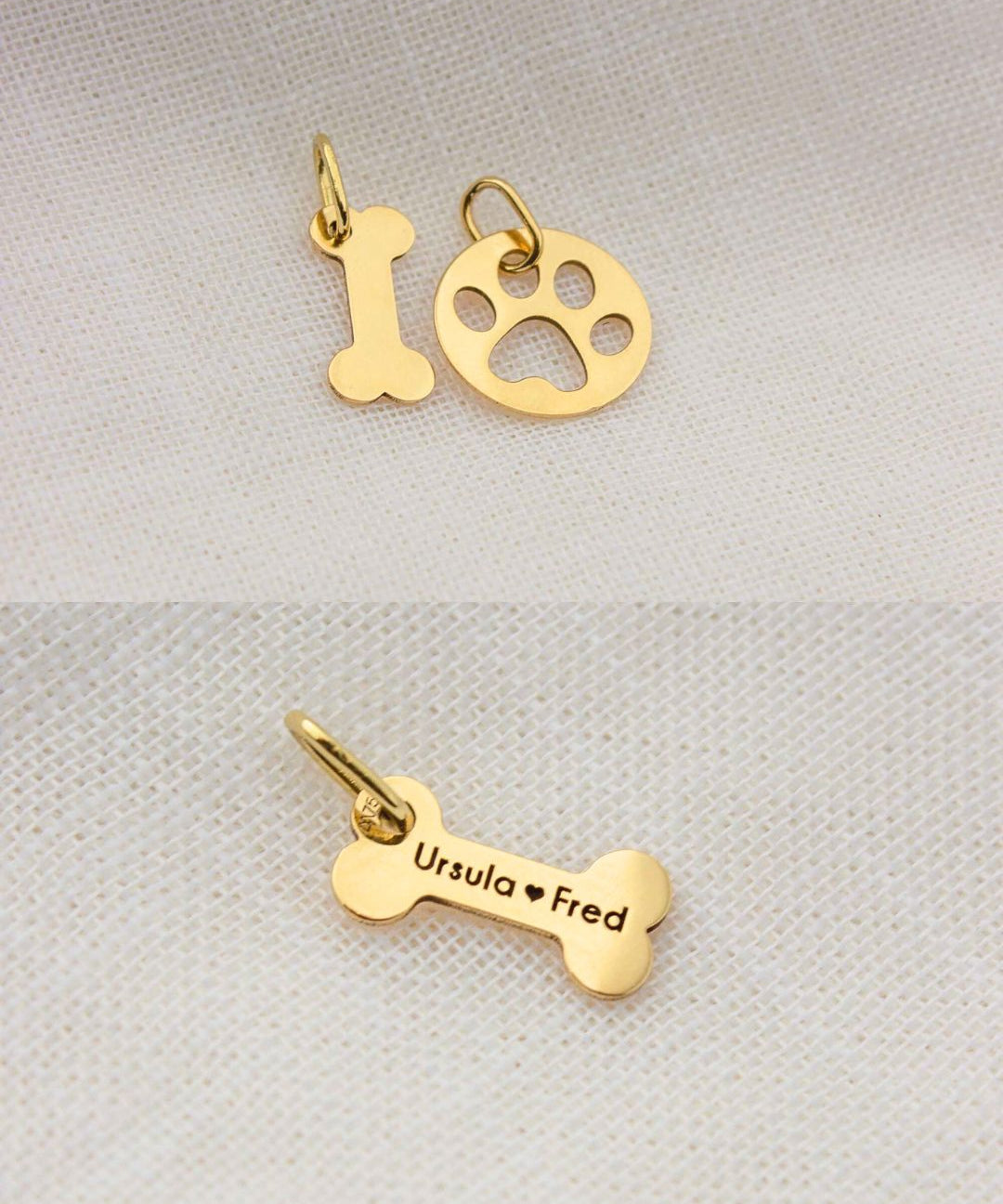 Pingente Patinha Personalizada Ouro 18K
