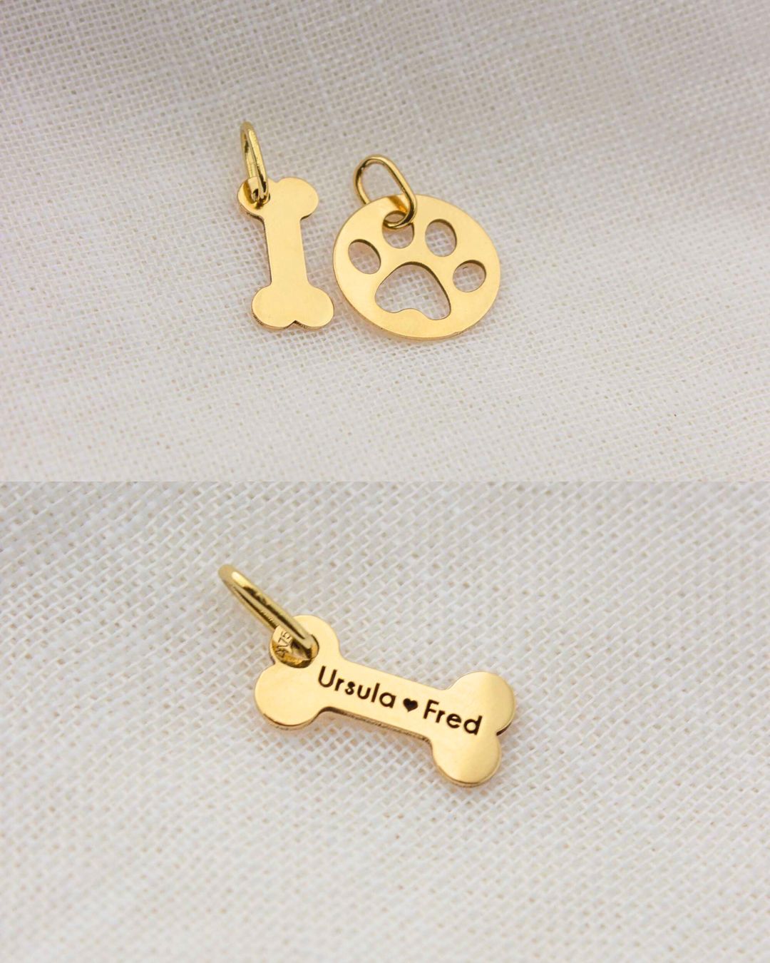 Pingente Patinha Personalizada Ouro 18K