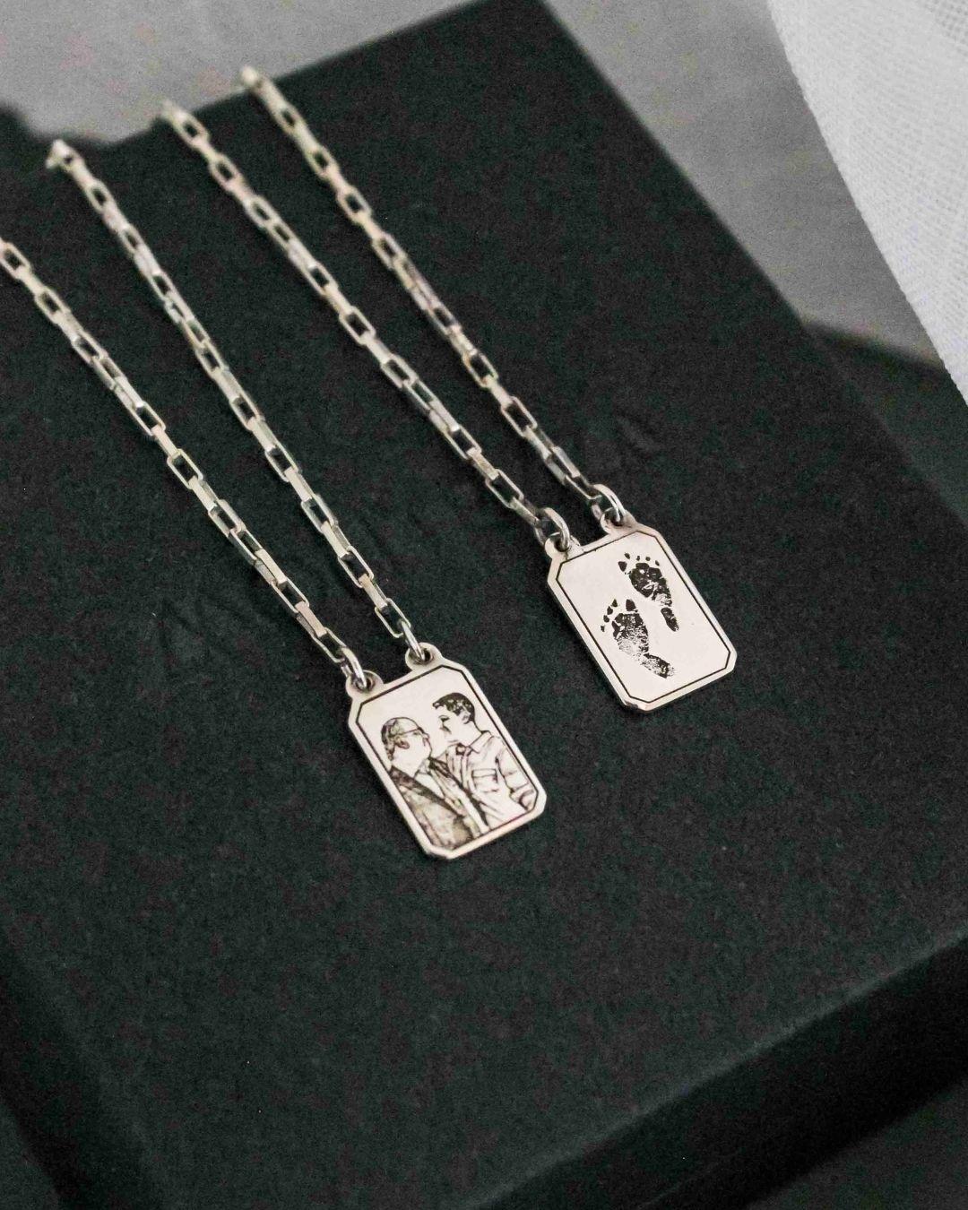 Escapulário Desquinado Personalizado Prata 950