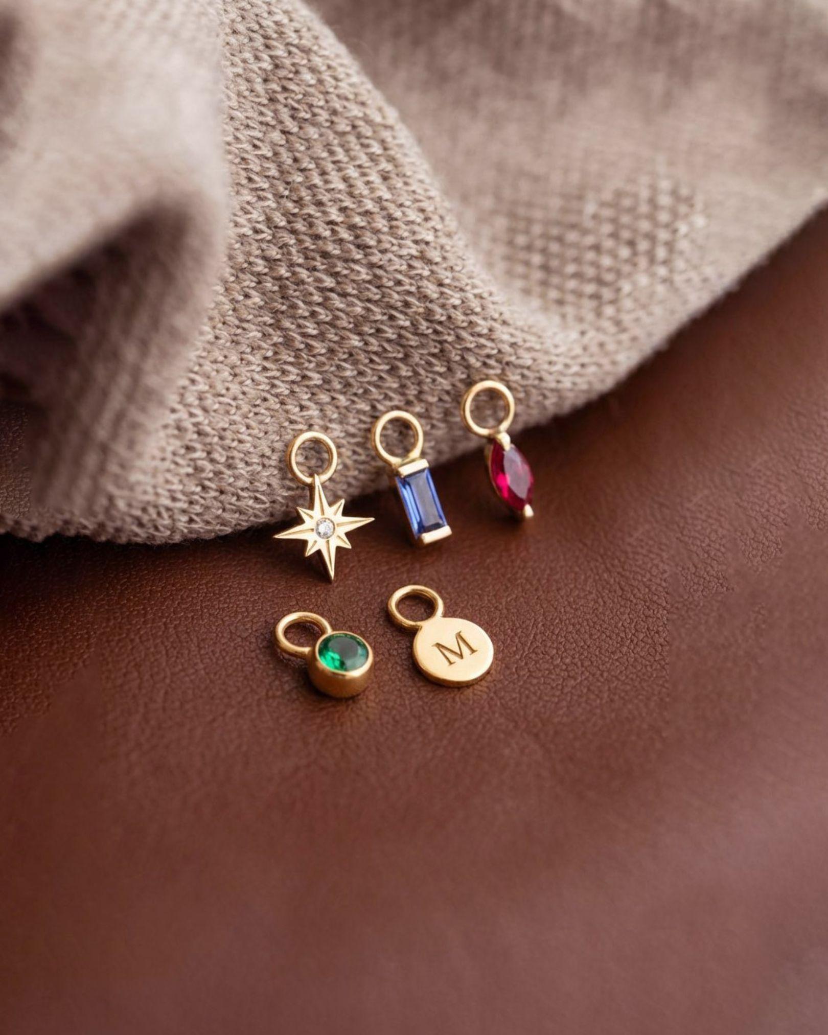Pingente para Argola Medalha Personalizada Ouro 18K - Unitário