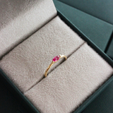 Anel Navete Memórias Daigo Personalizado Ouro 10K