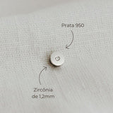 Pingente Separador Sofia Cravejado Prata 950