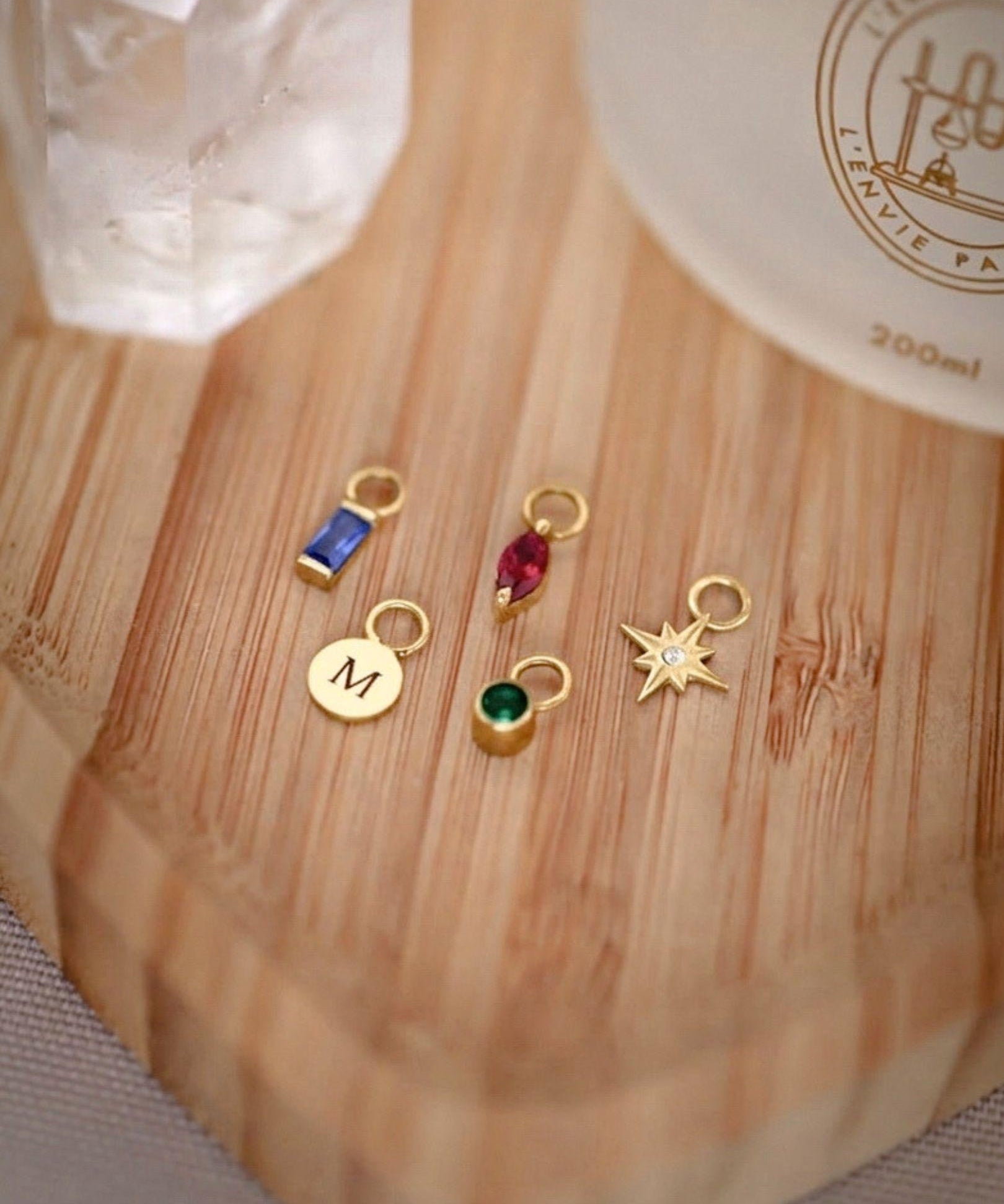 Pingente para Argola Medalha Personalizada Ouro 18K - Unitário