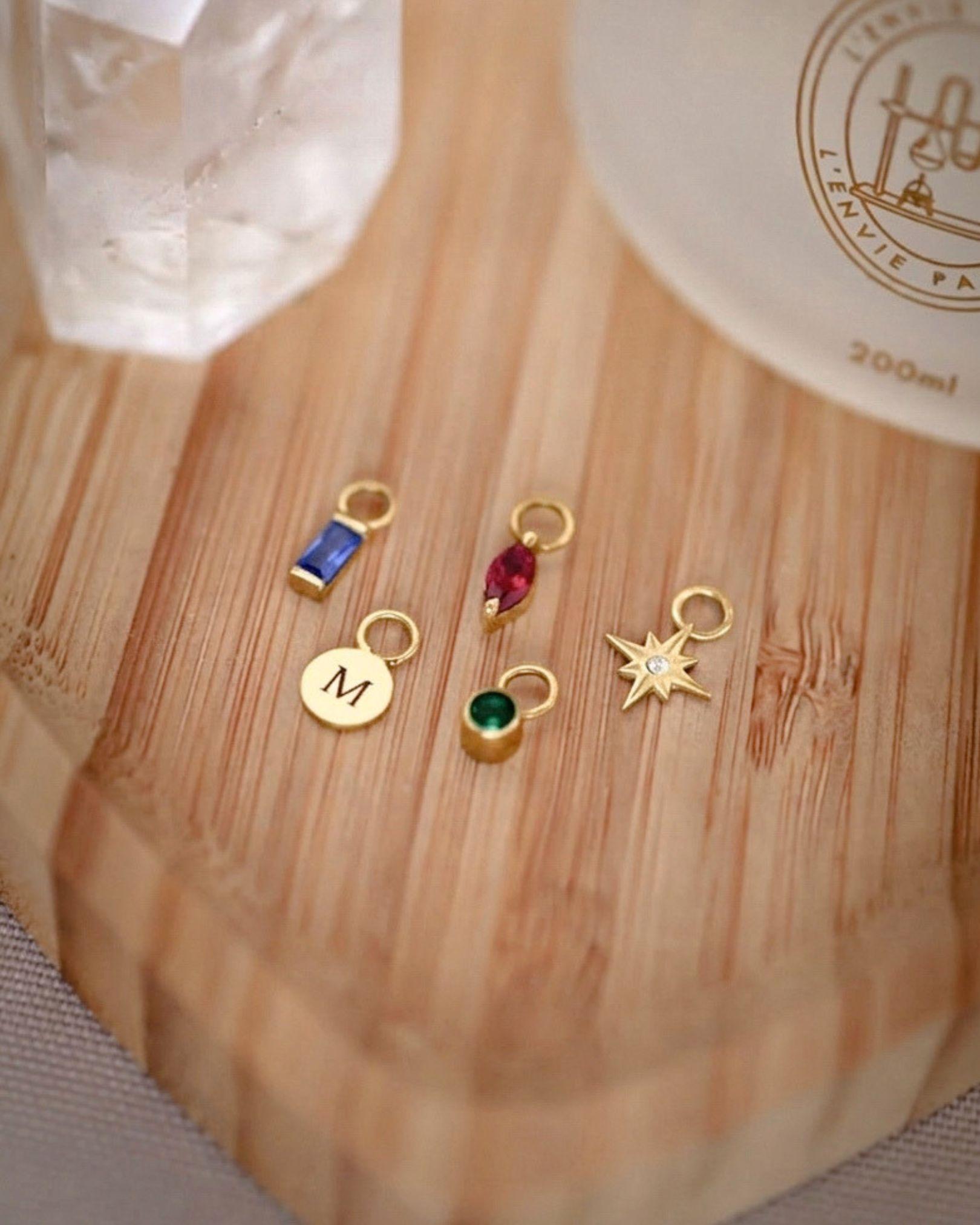 Pingente para Argola Medalha Personalizada Ouro 18K - Unitário