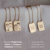 Escapulário Desquinado Personalizado Ouro 18K
