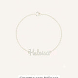 Pulseira Nome Personalizado Prata 950