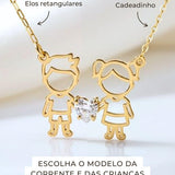 Colar Meus Pitocos Ouro 18K