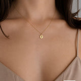 Pingente Personalizado Redondo Ouro 18K