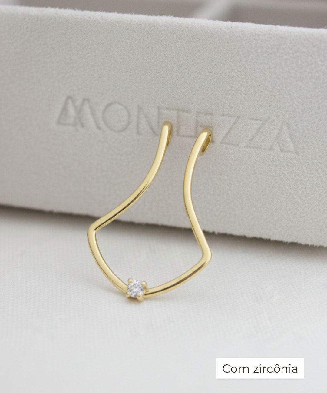 Pingente Porta Anel Ouro 18K