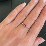 Anel Navete Memórias Daigo Personalizado Prata 950