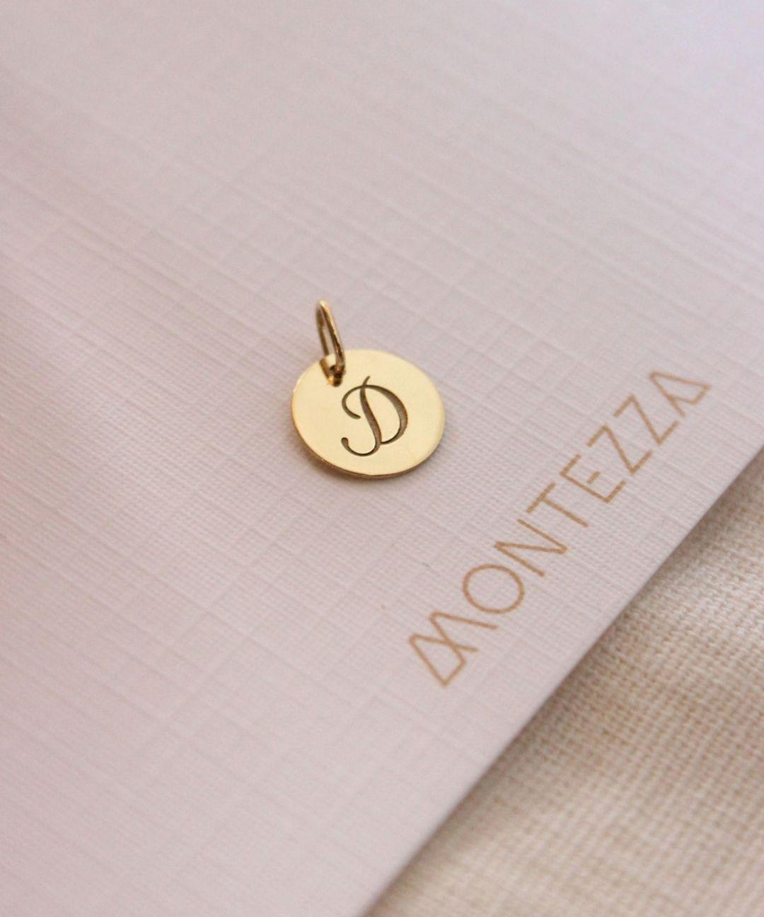 Pingente Personalizado Redondo Ouro 18K